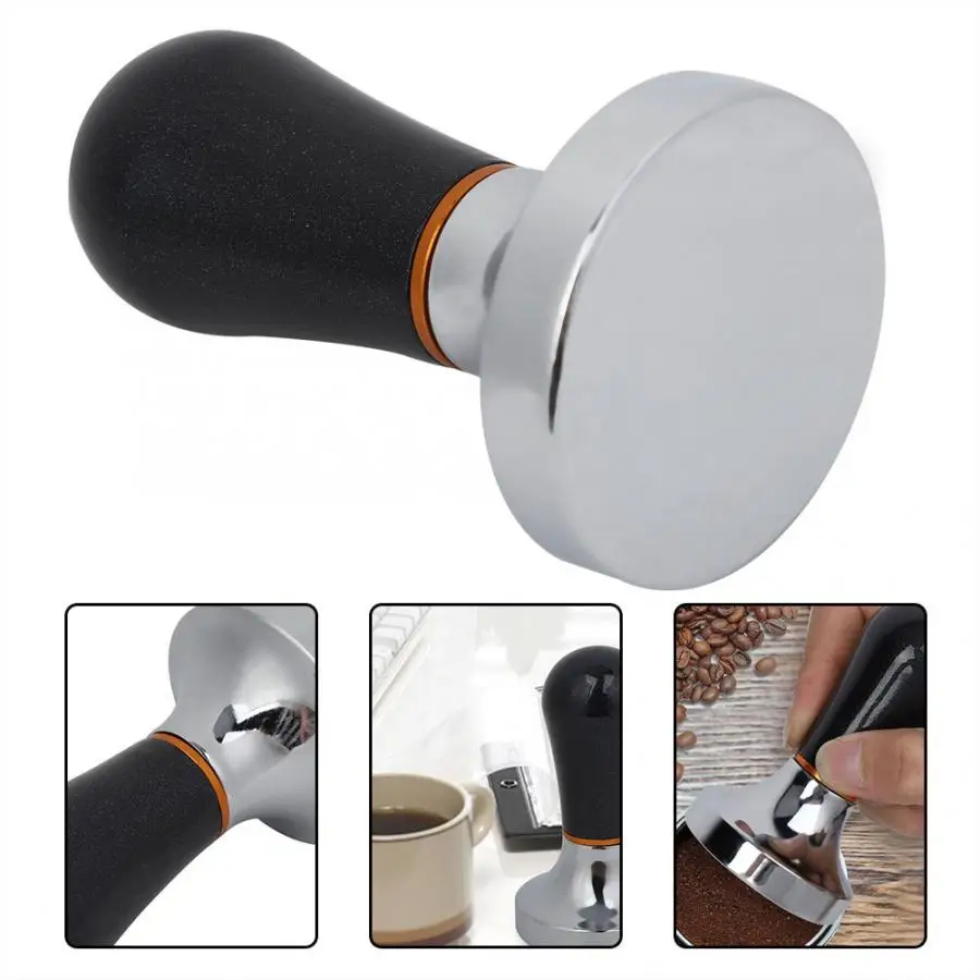 

57mm Stainless Steel Coffee Tamper With Handle For Coffee Maker Espresso Latte Art Pen Tamper Coffeeware Coffee Tools