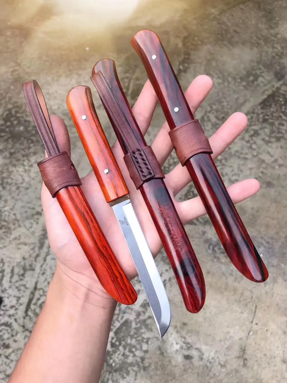 Высококачественное прямое лезвие из стали 440c японская Черная рукоятка