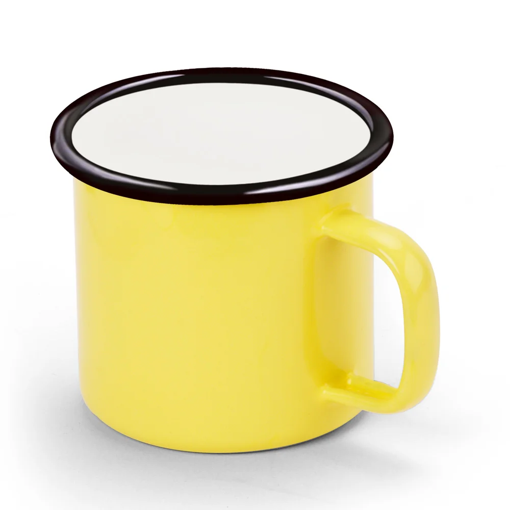 240 мл наружная домашняя винтажная стильная эмалированная Кружка Ручной Работы