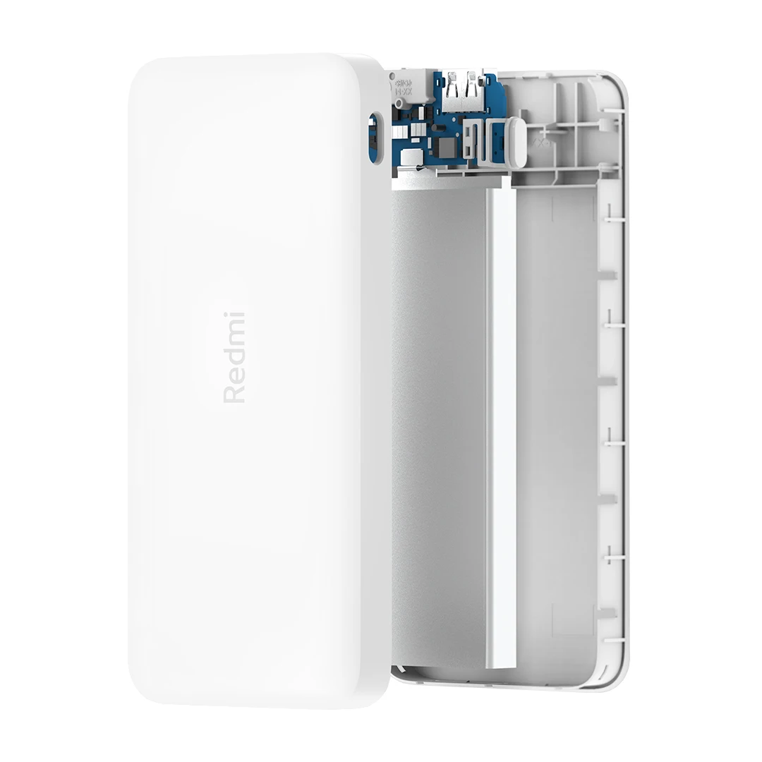 Внешний аккумулятор Xiaomi Redmi Fast Power Bank 10000 мАч белый Type C USB Ax2 зарядка малым током