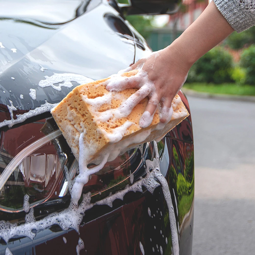 

Car wash sponge block car motorcycle cleaning supplies large size sponge brush dusting Care Detailing Brushes Car Cleaning Tool