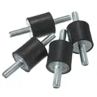 4 шт. резиновые крепления амортизатор M6 генератор анти вибрации выхлопных газов 20 мм Диаметр X 20 мм длина папа для дизельныхбензиновых двигателей