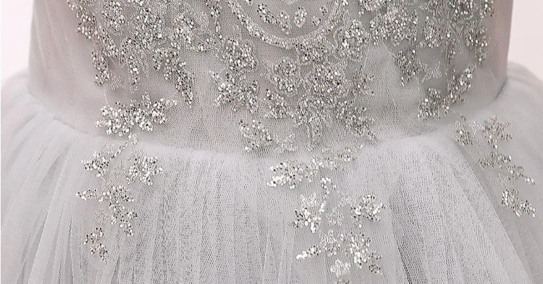 Детское фатиновое платье без рукавов с блестками для дня рождения крещения 2021 |