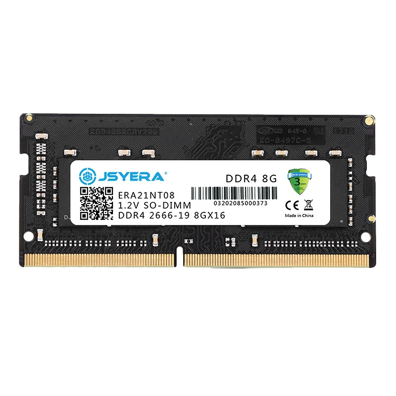 

JSYERA 8G DDR4 RAM 2666MHz 1,2 V 288-Pin Модуль памяти ноутбука, подходит для ноутбуков компьютеров (универсальный)