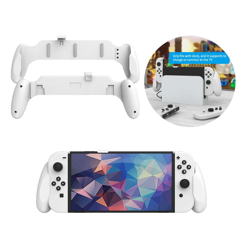 for Nintendo Switch OLED Case Handle Bracket Hand Grip Protective Cover Handheld Case Game Console Stand Support Accessories
