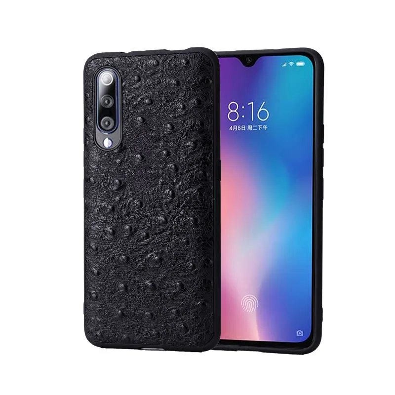 

Phone Case For Xiaomi Mi 8 9 se 9T 10 11 12 pro Mix 2s 3 Max 3 Ostrich Texture Cover For Redmi Note 5 6 6a 7 8 9 10 11 Pro Case