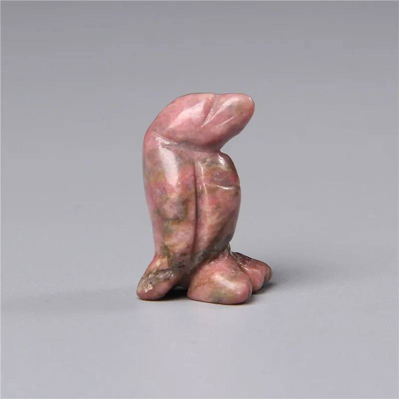 

Crystal Penguin Figurines Craft Carved Natural Stone Mineral Mini Animals Statue for Home Decor Chakra Healing Statue Decor Gift