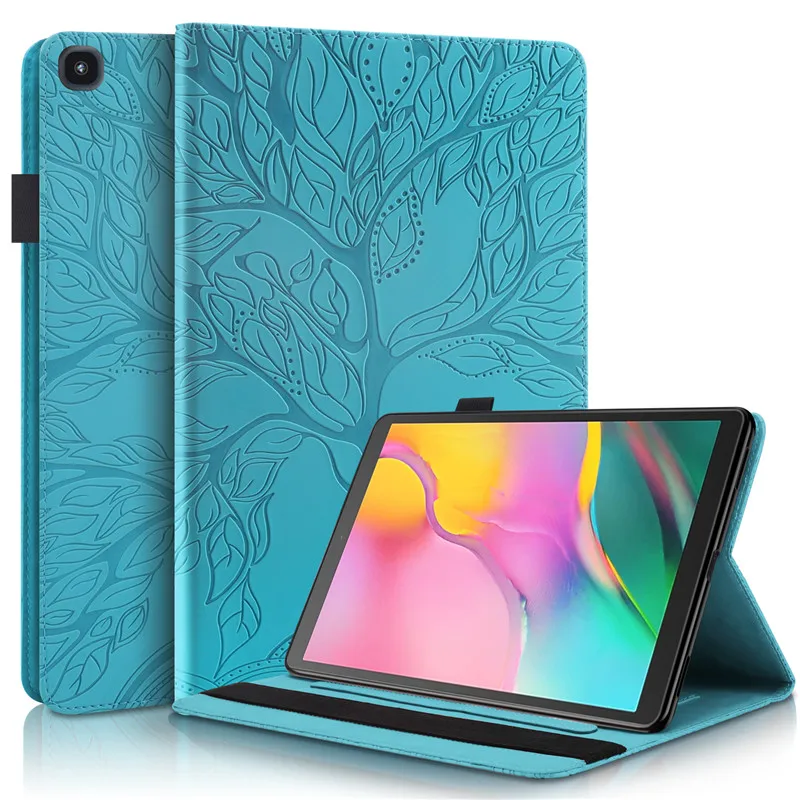 

3D Tree Embossed for Samsung Galaxy Tab A 10 1 2019 Case SM-T510 T515 Tablet Cover for Funda Samsung Galaxy Tab A 10 1 2016 Case