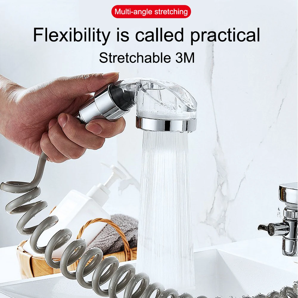 Насадка для душа смеситель фильтрующий фильтр шланг мойки раковины мытье волос