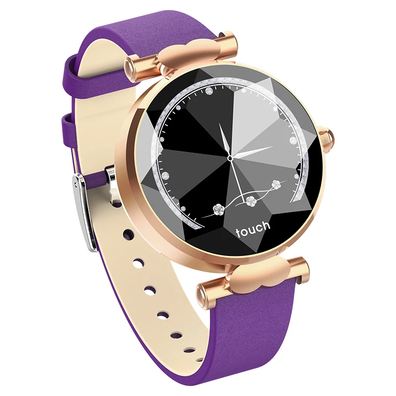 B80 женские водонепроницаемые Смарт часы с пульсометром шагомером Bluetooth для Android IOS