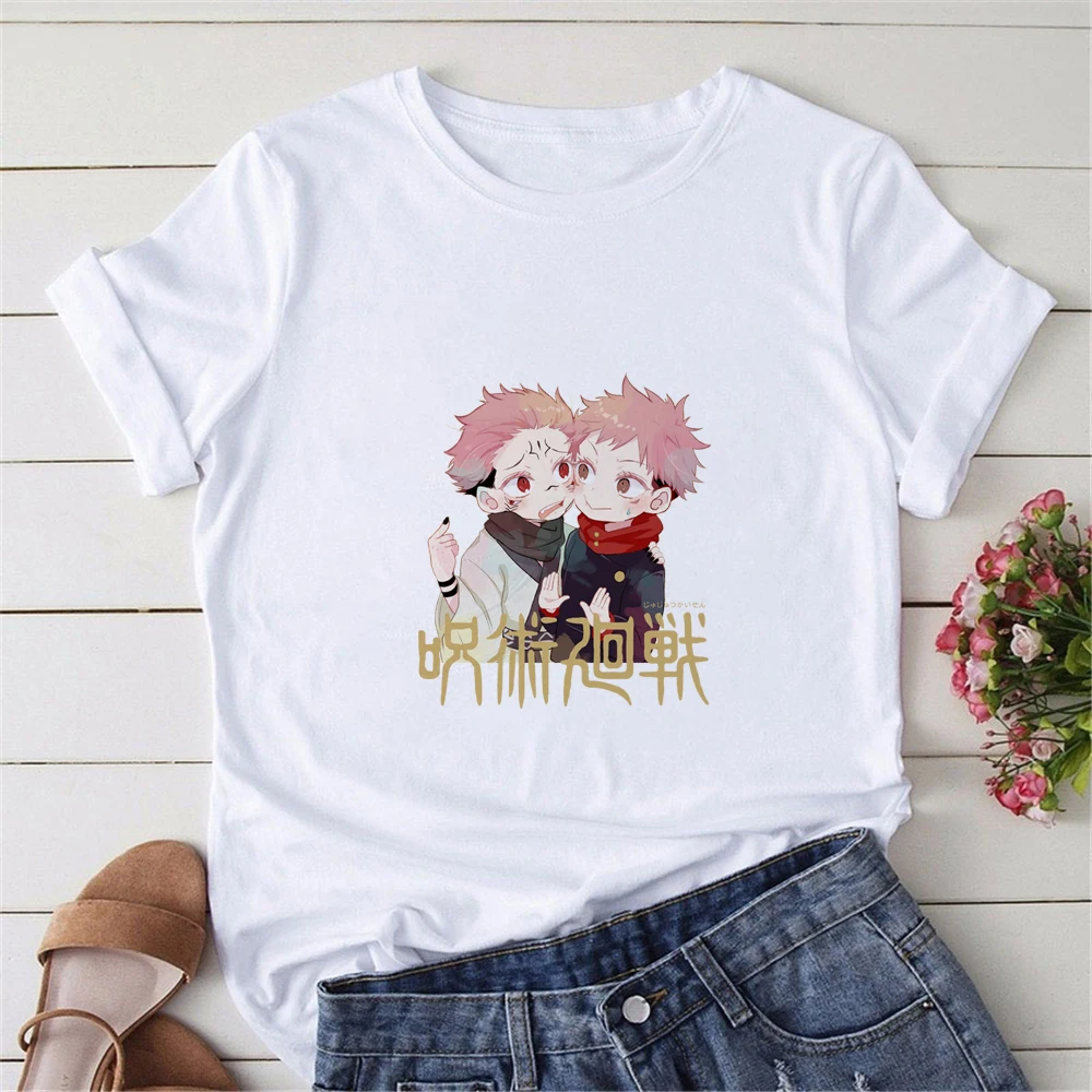 

Women Summer Tshirts Cartoons Printing Graphic Unisex Short Sleeve Casual Base Clothes Kawaii Tees Streetwear Tops Harajuku