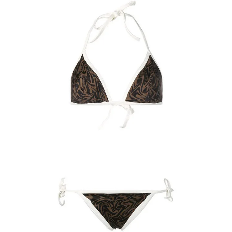 

European and American women's swimsuit split Bikini Swimsuit multi color