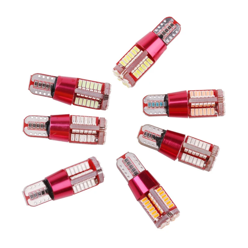 2X 360 градусов shine 3014 57smd t10 w5w 194 номерной знак лампа 10 мм разъем автомобисветильник