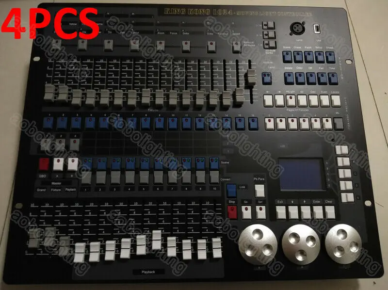 

Консоль со светодиодным лазерным контроллером DMX512 1024 для дискотеки, диджея, вечеринки, Рождества, сцены, 4 шт.