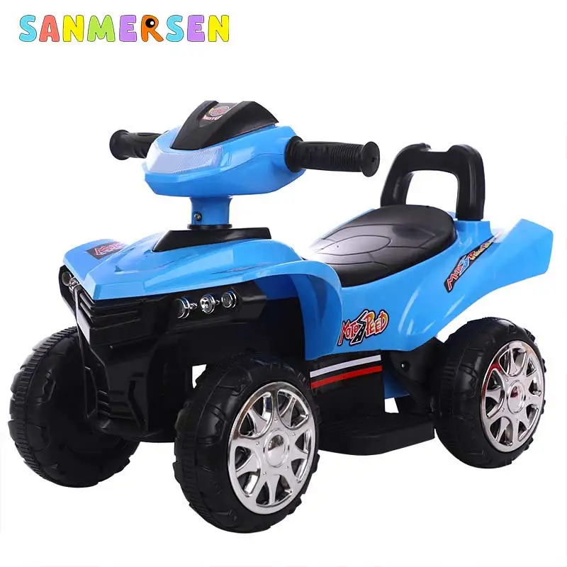 

Children Electric Motorcycle 4 Wheels Rechargeable Off-road Beach Scooter 1-6 Year Old Kids Ride-On Toys Motorbike Electric Cars