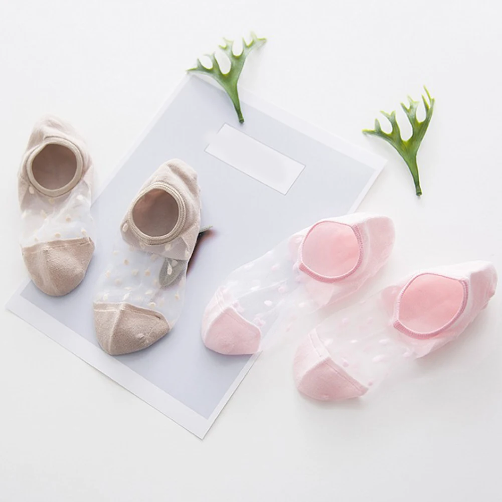 

Invisible Elastic Short Socks For Girls Lace Socks Mixed Fiber Transparent Stretch Elastic Ankle Mesh Thin Female Cool Socks