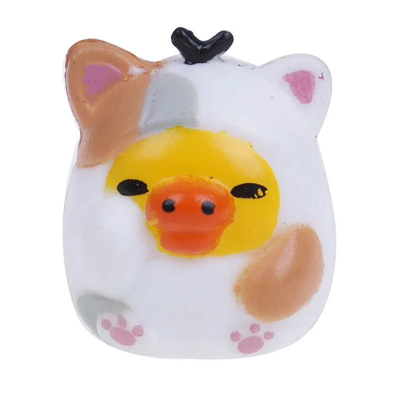 

5pcs Cute Cat Rilakkuma Cosplay Mini Cat PVC Action Figures Toys Moss Bonsai Small Landscape Animals Model Decoration Toy