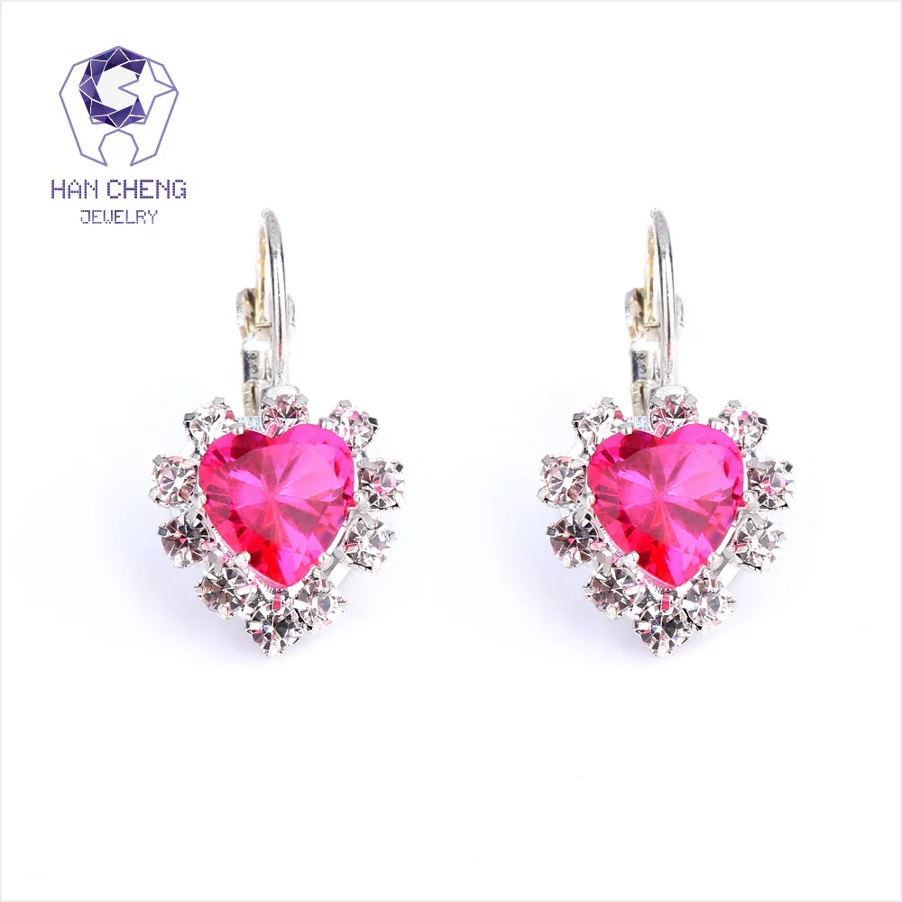 Новые модные роскошные романтичные серьги Стразы кружевные серьги-гвоздики с