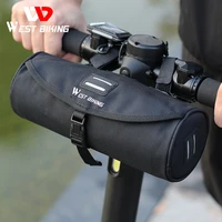 waterproof multifunctional bike front bag scooter electric bicycle handlebar pannier large capacity backpack cycling accessories