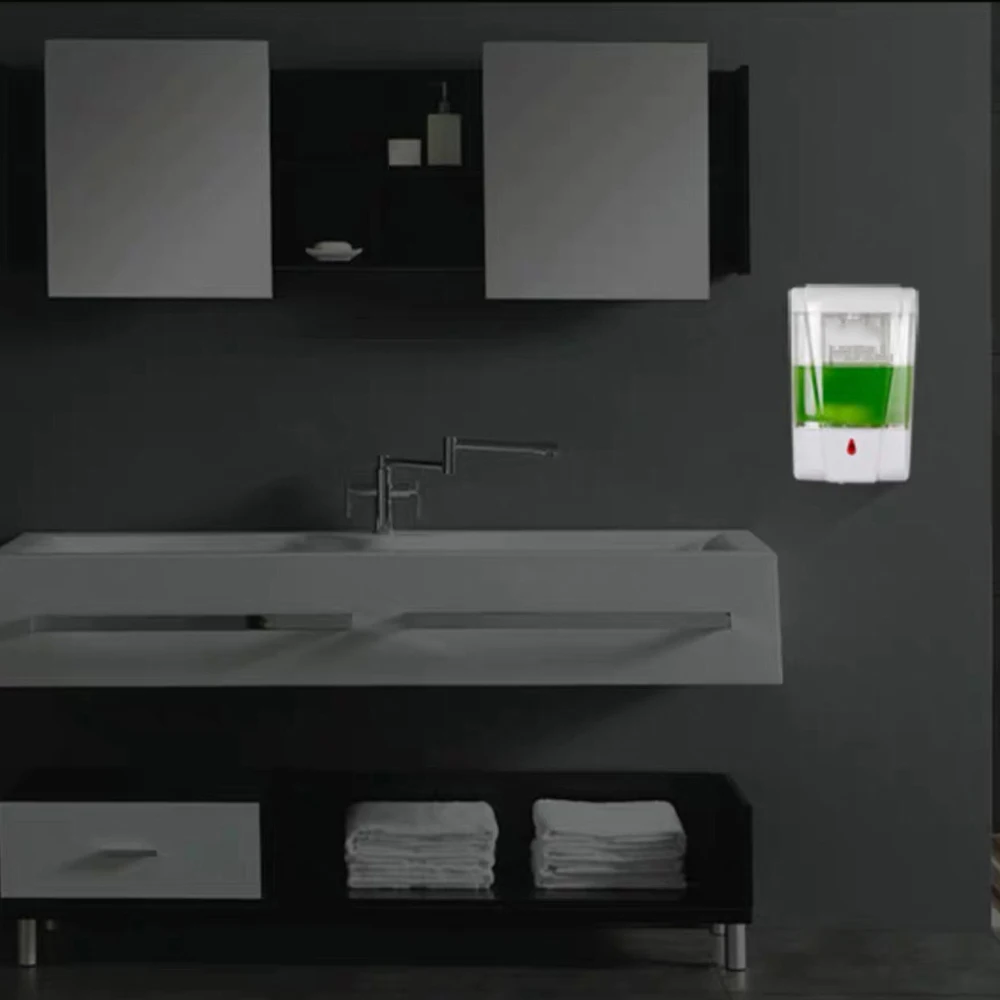 

Visual Automatic Induction Soap Dispenser Wall-mounted Hand Sanitizer Machine Refillable Liquid Soap Dispenser 700ml