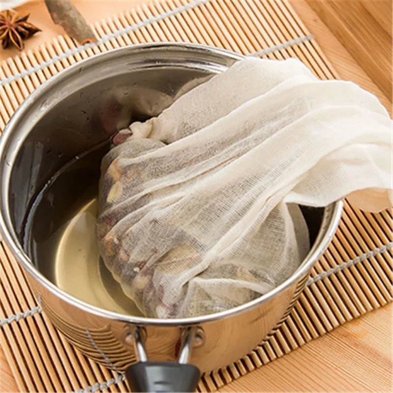 

Convenient and practical Cotton rope type net bag boil fish soup separation net bag reuse mesh bag