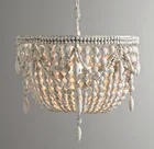 Люстра из массива дерева, в стиле ретро, для детской комнаты, спальни, для принцессы, гардероба, входа, деревянная подвесная люстра с бусинами