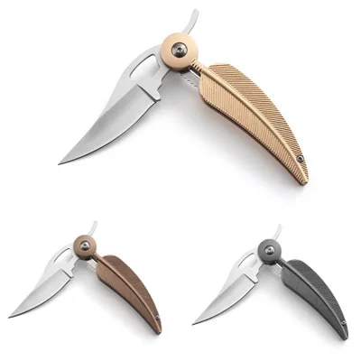 Многофункциональный складной нож из нержавеющей стали для фруктов и перьев | Дом