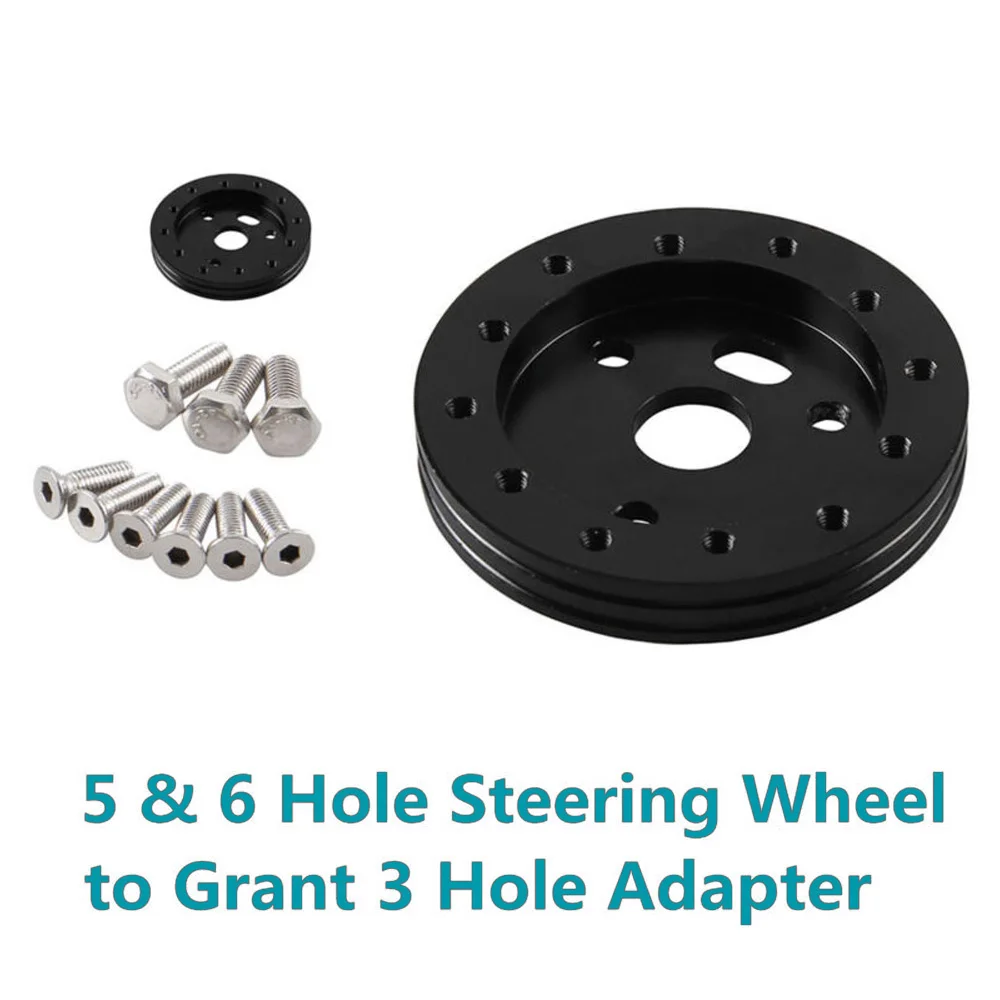 

Car Steering Wheel Gasket Auto Inner Hex Bolts Set Replacement Parts Black