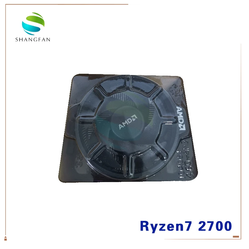 Процессор AMD Ryzen 7 2700 R7 2700 3,2 ГГц Восьмиядерный синтейн-поток 16 м 65 Вт cpu Процессор YD2700BBM88AF сокет AM4 с охлаждающим вентилятором