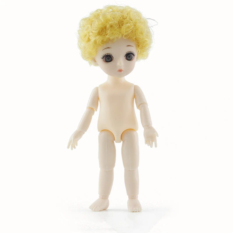 Yellow F 13 подвижных шарнирных 15 см 1/8 куклы игрушки BJD Детская кукла Обнаженная Женская мода тела Куклы Игрушки для девочек подарок нормальная кожа - Цвет: Yellow F