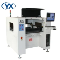 free tax in russia led chip mounter machine 8 heads smt chip mounter with high precision nozzlesled light assembly line