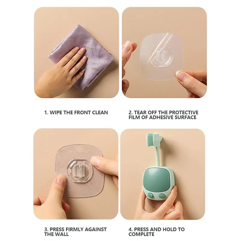 

Shower Bracket Shaking Head Adjustable Shower Head Shower Suction Cup Holder Shower Head Bracket 360 Degree Rotating Bracket