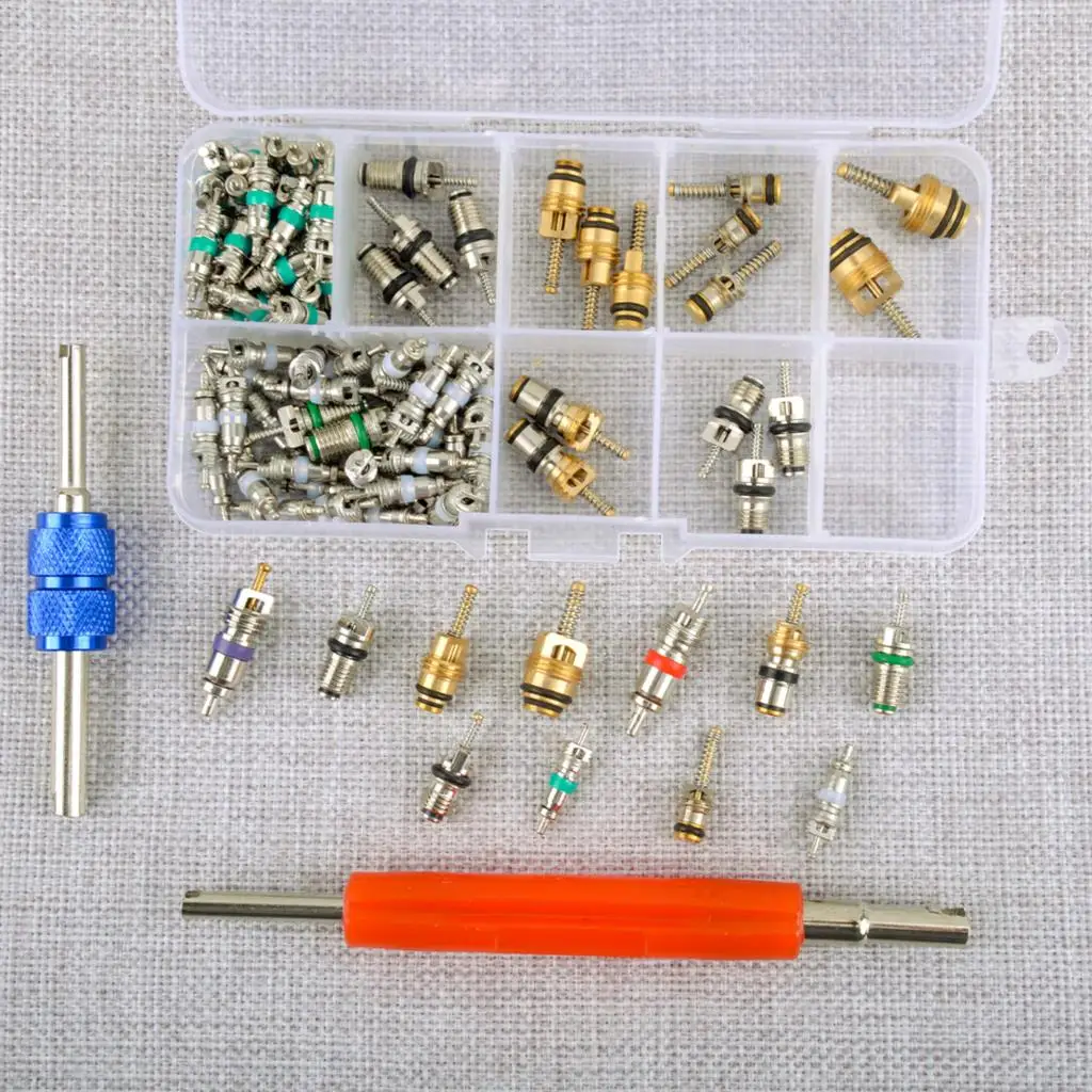 

Универсальный Прочный инструмент для удаления сердечника клапана кондиционера автомобиля 100 шт./компл. R134A R12