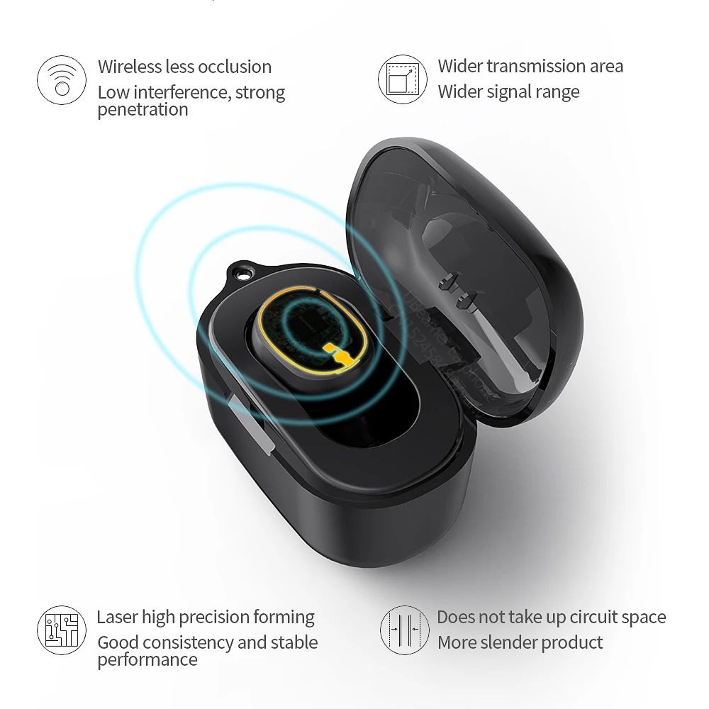 AKEY TWS Bluetooth наушники V5.0 супер мини беспроводные bluetooth HD стерео Беспроводные