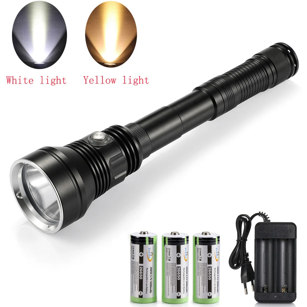 Precio Linterna De Submarinismo XHP70.2 6000LM, Led, Resistente Al Agua, Potente, 2020, Batería 26650