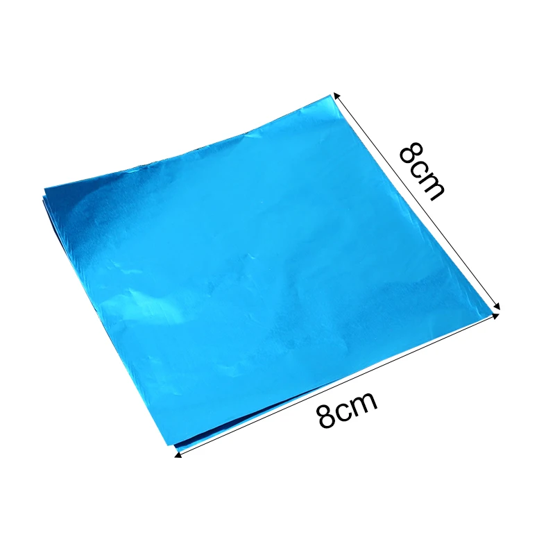 100 шт./лот Конфеты Оберточная Оловянная бумага для вечерние DIY подарки поставки