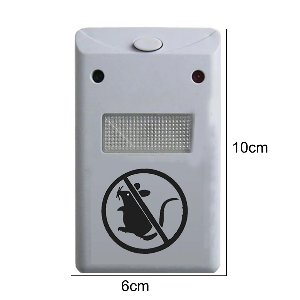 

Portable Safe Mute Electric Ultrasonic Mosquito Repeller Home Warehouse Mouse Repellent Useful Pest Controller
