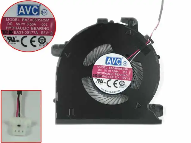 AVC BAZA0605R5M 002 DC 5V 0.50A 3 жильный Сервер вентилятор охлаждения|Кулеры и системы