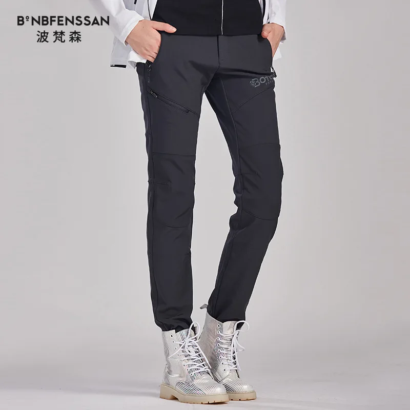 Новинка 2019 Зимние флисовые Походные штаны водонепроницаемые брюки для мужчин и