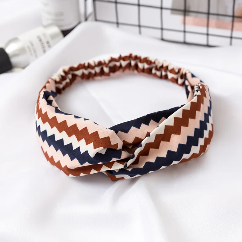 Повязка на голову женская с леопардовым принтом |