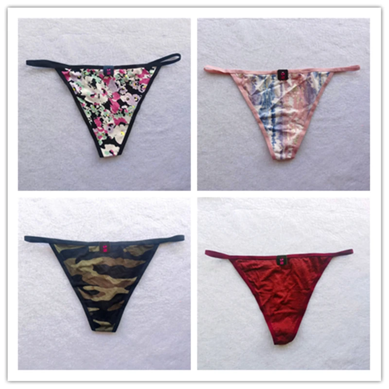 4pcs/Set Sexy Lingerie Tanga G-strings Thongs Underwear Women Panties Lenceria Sensual Mujer Bragas Ropa Femenina Briefs Cotton