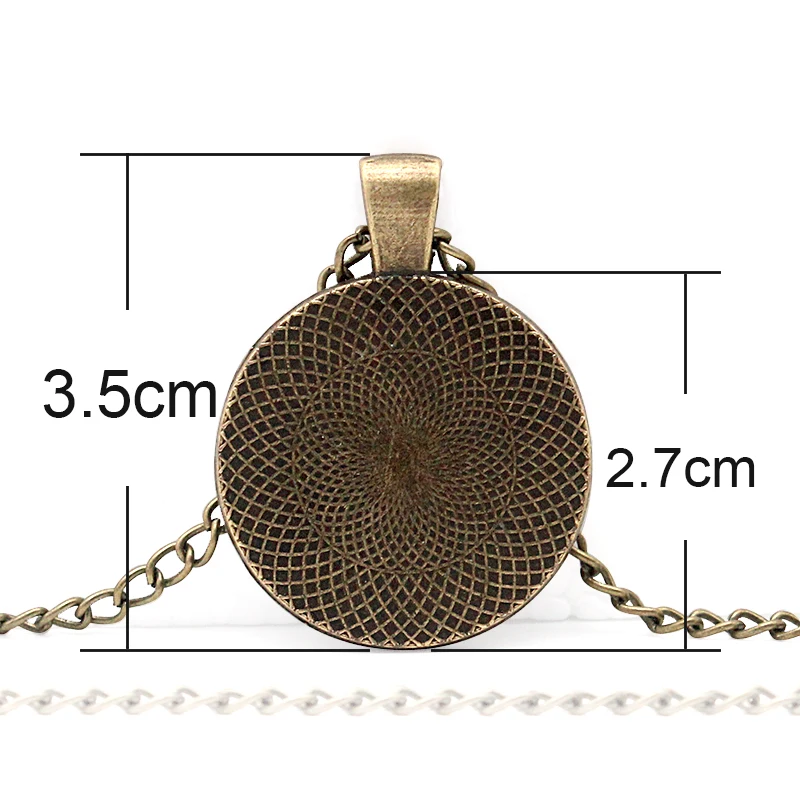 

Classic Pumpkin Witch Pendant Necklace Glass Dome Long Chain Metal Necklace Pendants Charm Men Women Jewelry Halloween Gifts