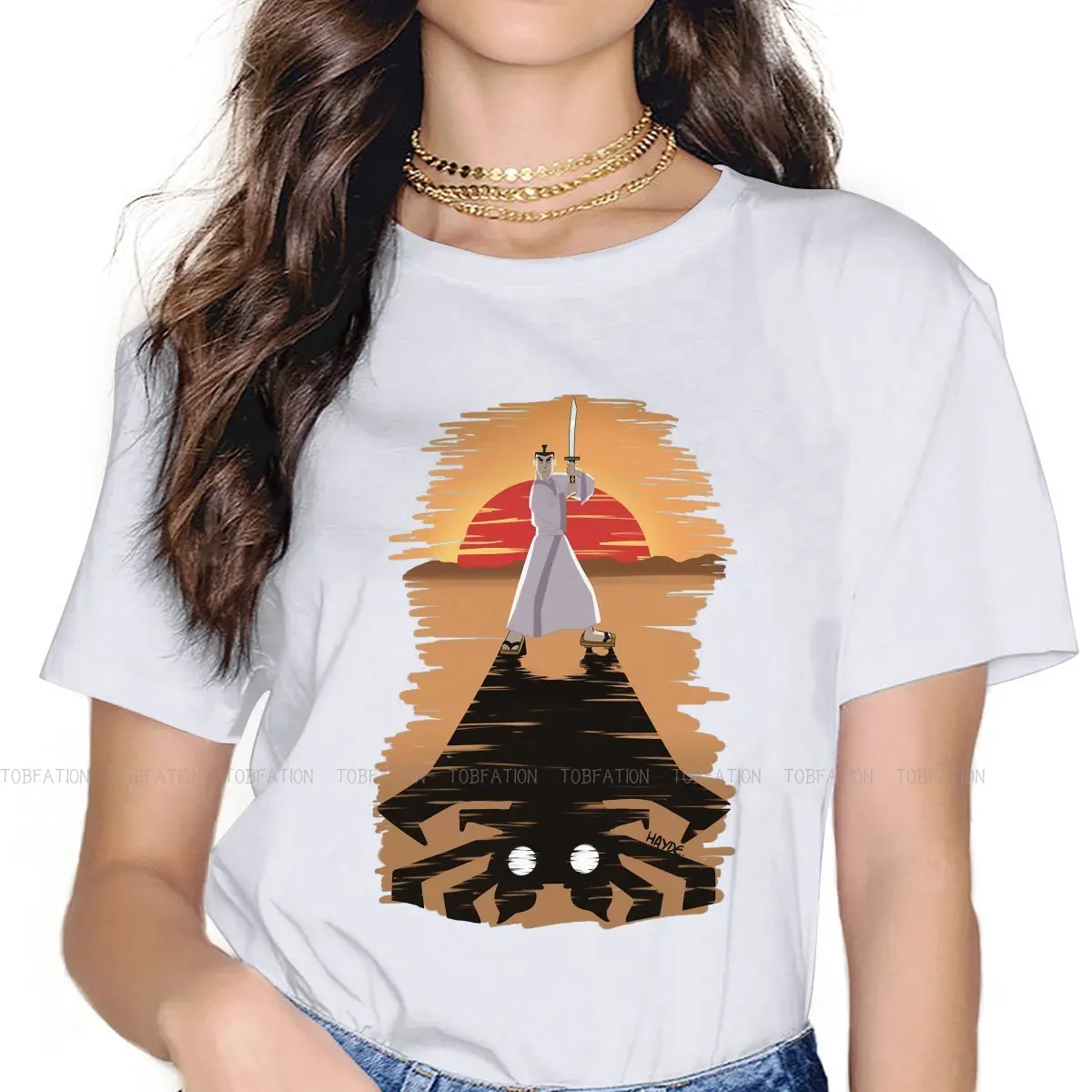 

Dawn of A New Day Hip Hop TShirt Samurai Jack Action Animation Magic Style Tops Comfortable T Shirt Female Tee Special