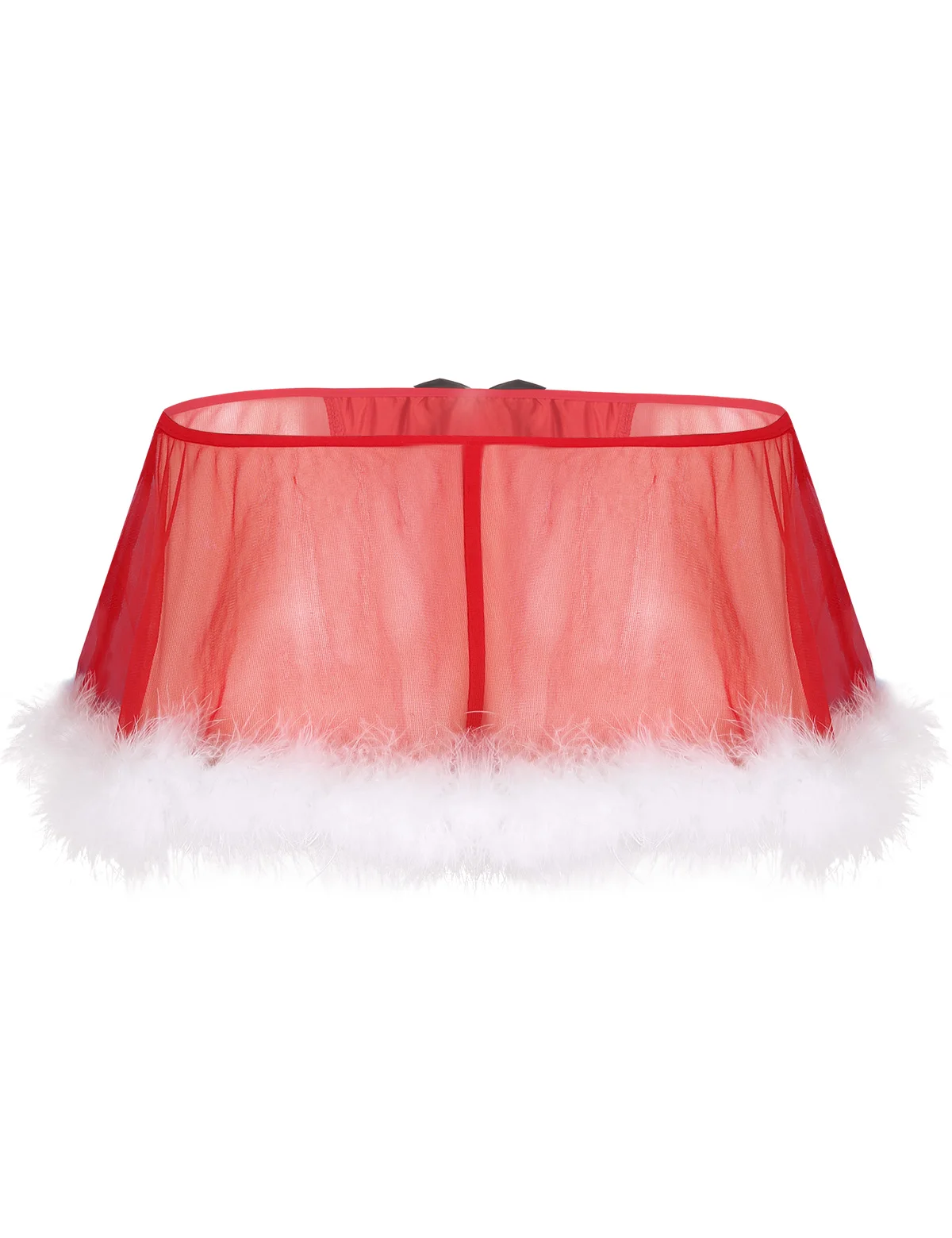 Модный Рождественский костюм для мужчин мужское Прозрачное нижнее белье