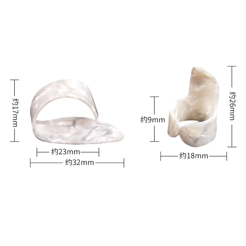 1/3 шт. медиатор для большого пальца целлулоидные медиаторы гитары гитар