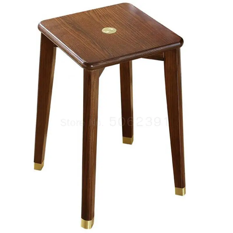 Стул для гостиной модный креативный стул из твердой древесины взрослых