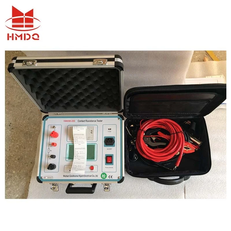 

200a 100a high voltage switch loop contact resistance tester