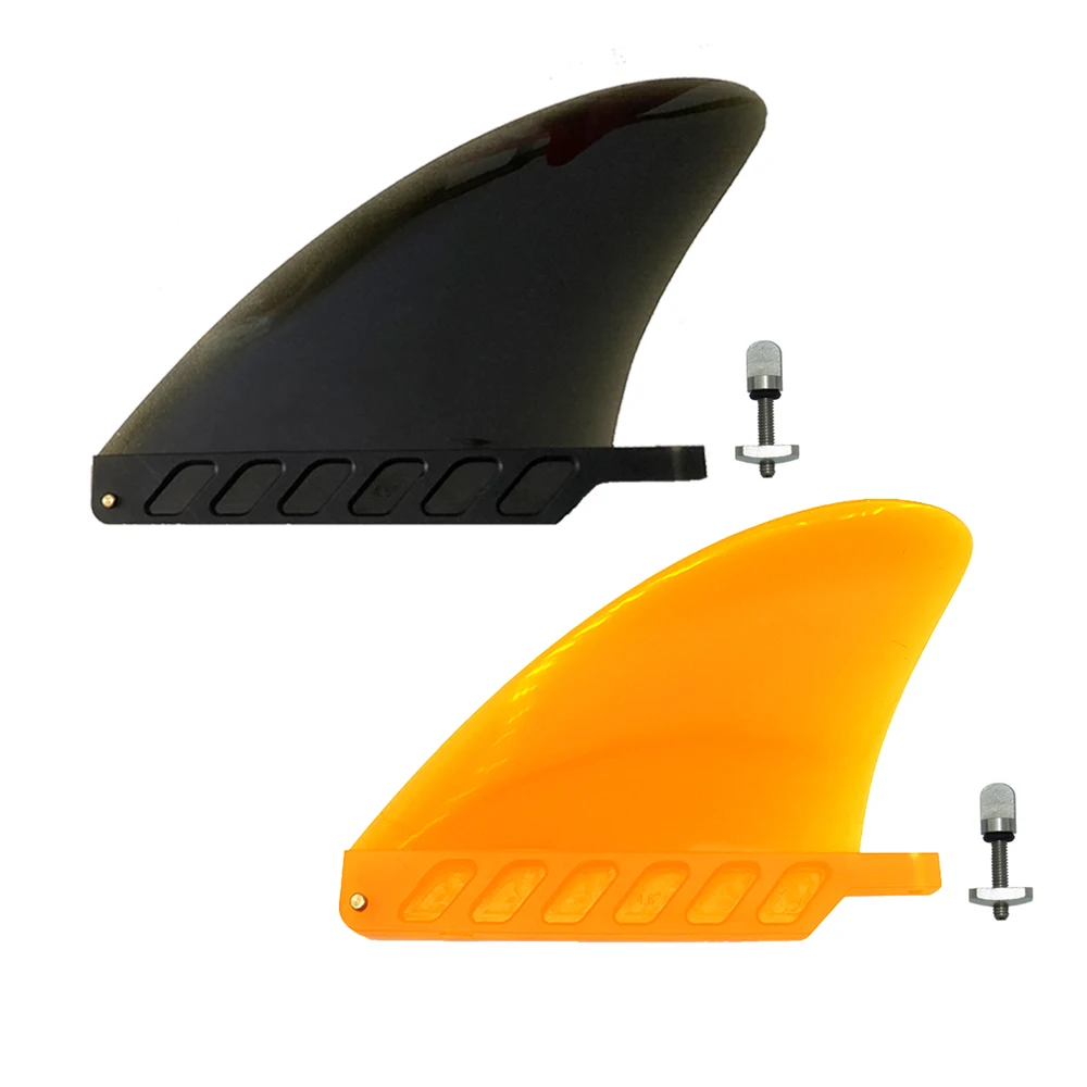 1/2Pcs River 4.6'' Soft Flex Center Fin With Screw For Air Sup Long Board Surfboard Inflatable Paddle Board
