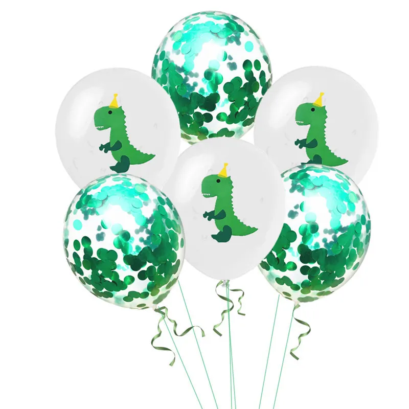 

2022 New 12inch Cartoon Green Dinosaur Balloon Kids Children Birthday Party Arranged Decoration Event Supplies