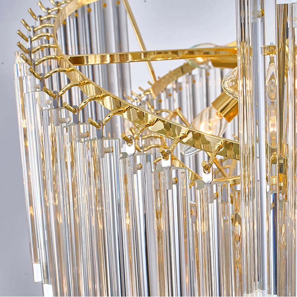 

art deco modern chandelier living room lamp AC110V 220V gold dinning room light fixtures